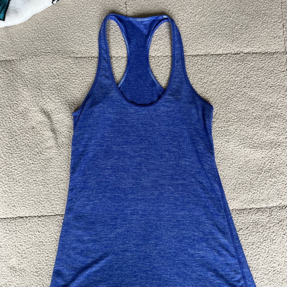 lululemon tank top size 2 blue